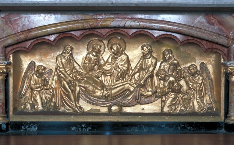 Bas-relief : Mise au tombeau