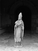 Statue (d'applique, petite nature) : saint Pierre, église paroissiale Saint-Conogan (Tréogan)