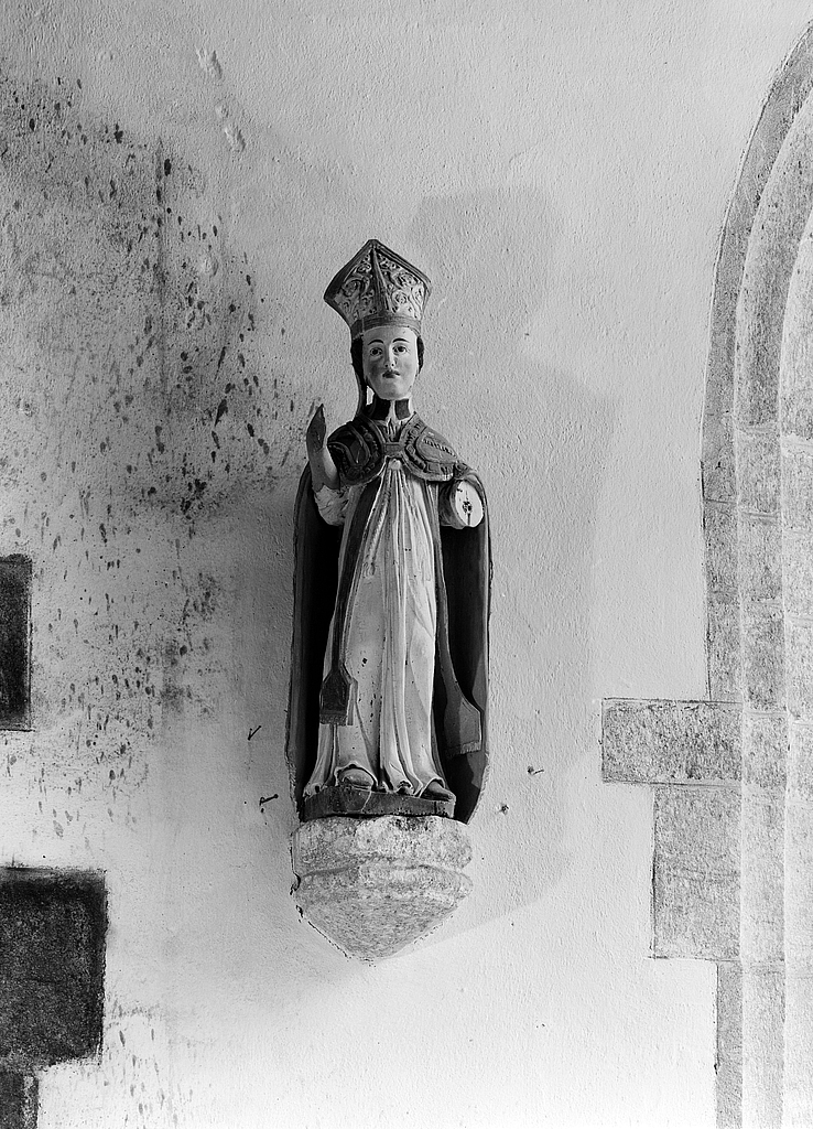Statue (petite nature, d'applique) (1), chapelle Notre-Dame, Kerluan (Châteaulin)