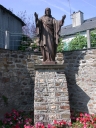 Monument commémoratif : christ du sacré coeur, avenue de l'Eglise (Rannée)