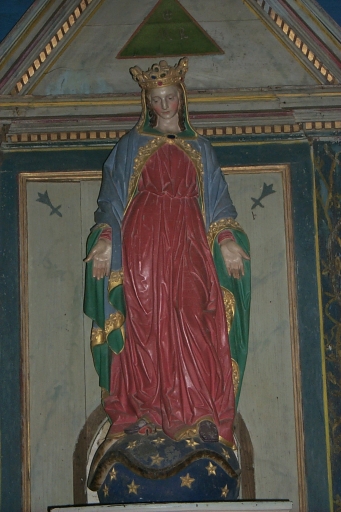 Statue : Immaculée Conception, la Chapelle des Domaines (Maure-de-Bretagne fusionnée en Val d'Anast en 2017)