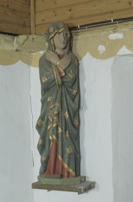 Statue : Vierge, chapelle Saint-Mélec (Lanouée fusionnée en Forges de Lanouée en 2019)