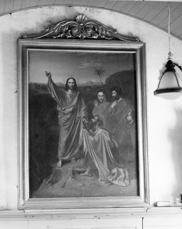 Tableau : Donation des clefs à saint Pierre, chapelle Saint-Michel (Baden)