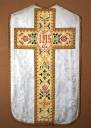 Ornement blanc 6 : chasuble, étole