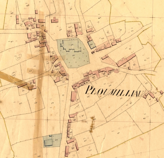 Presbytère, 6 rue Villiers de l'Isle-Adam (Ploumilliau)