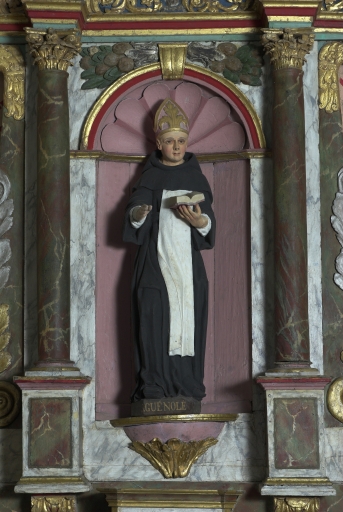 Statue de procession : Saint Guénolé