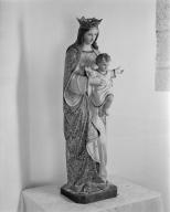 Statue (petite nature) : Vierge à l'enfant dite Notre-Dame-de-Bod-Roz, chapelle Notre-Dame-de-Locmaria et Notre-Dame-de-Beaupros (Guidel)