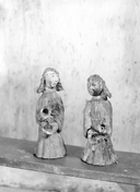 Statue (2, statuette) : anges, chapelle de la Trinité (Ploërdut)