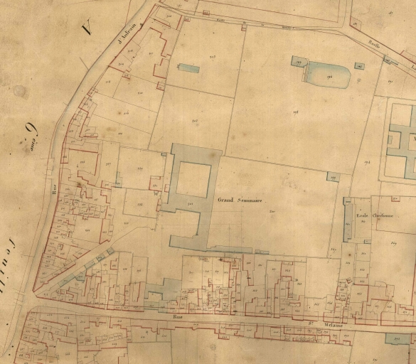 Ancien couvent de carmélites, puis séminaire, rue d' Antrain (Rennes)