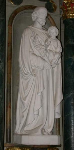 Statue : Saint Joseph et l'Enfant