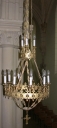 Série de 6 lustres d'église