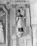 Statue (petite nature, d'applique) : saint Yves, église paroissiale Saint-Pierre (Pleudaniel)