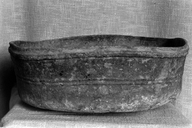 Cuvette des fonts baptismaux, église paroissiale Saint-Judoce (Lohuec)