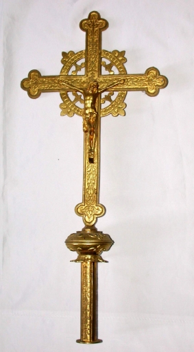 Paire de croix de procession