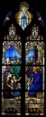 Ensemble de 15 verrières à personnages des baies 1 à 14, 16