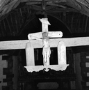Poutre de gloire, chapelle Saint-Aubin, Lanvaïdic (Port-Launay)