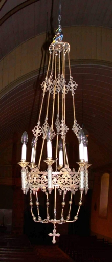 Paire 1 de lustres d'église