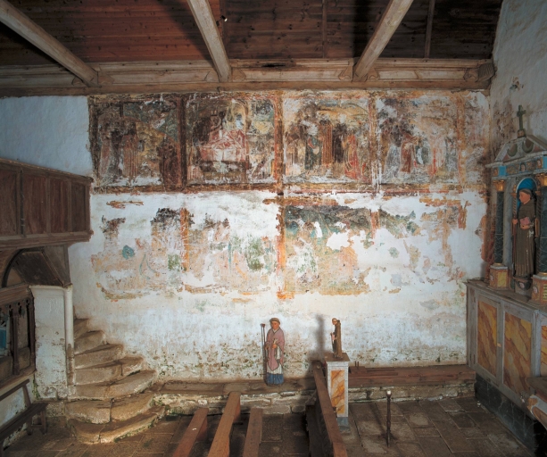 Peinture monumentale de la Vie de Saint Fiacre