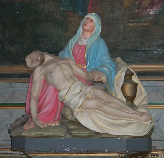 Groupe sculpté : Vierge de Pitié