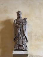 Statue : Vierge à l'Enfant, chapelle Saint-Gobrien (Saint-Servant-sur-Oust)