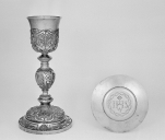 Calice et patène n° 2, église paroissiale Saint-Pérec (Lopérec)