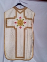 Ornement blanc 2 : chasuble, étole