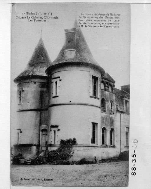 Château, le Châtelet (Balazé)