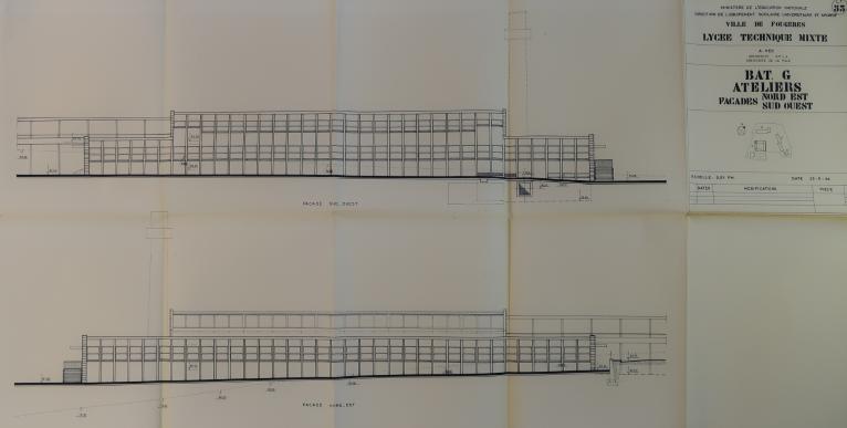 Lycée professionnel Jean Guéhenno, 3 promenade du Gué Maheu (Fougères)