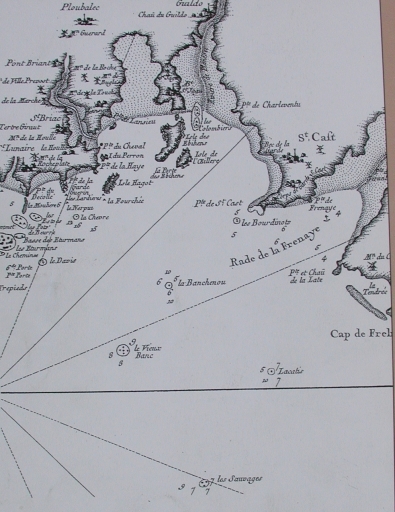 Cartes des noms de lieux du domaine maritime jaguen