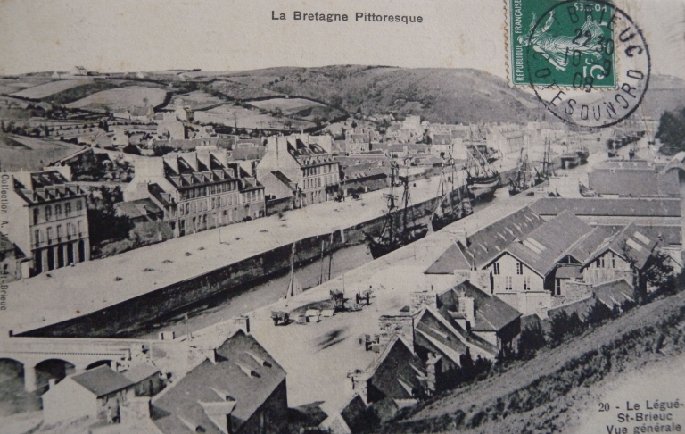 Pont routier dit le Pont Favigo, puis le Pont-de-Pierre, le Légué (Plérin-sur-Mer)