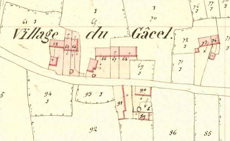 Ecart, le Gacel (Saint-Aubin-du-Pavail fusionnée en Châteaugiron en 2017)