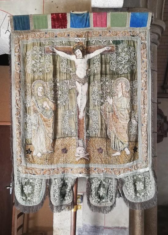 Bannière : Crucifixion, Assomption, église Saint-Pierre et Saint-Paul (Squiffiec)
