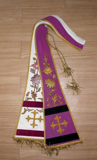 Étole pastorale réversible