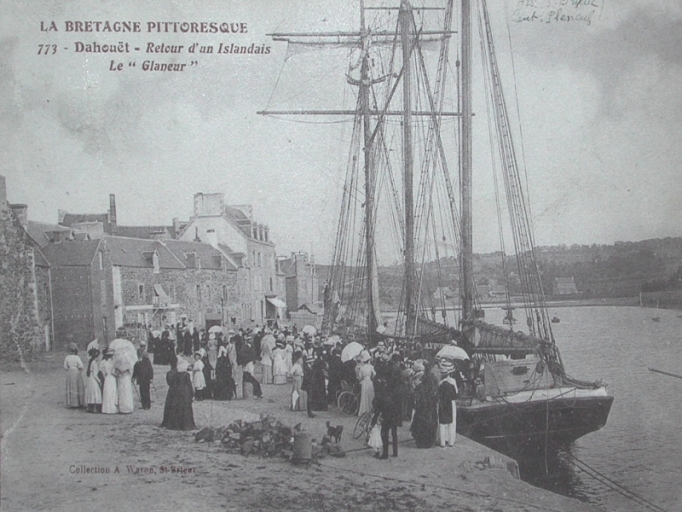 Bateau de pêche aux lignes : trois-mâts "Glaneur"