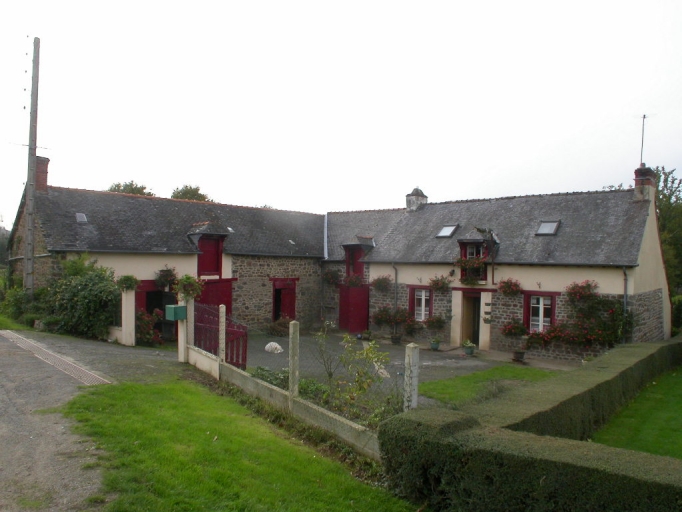 Maison à boutique : café et forge, Bazouges-sous-Hédé, la Madeleine (Bazouges-sous-Hédé fusionnée avec Hédé pour former la commune de Hédé-Bazouges en 2009)
