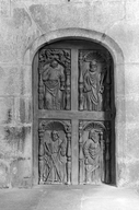 Porte (n° 2), église Paroissiale Notre-Dame (Kergrist-Moëlou)