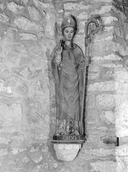 Statue (d'applique, petite nature) : saint Cado, presbytère (Meucon)