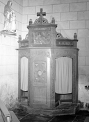 Confessionnal, église paroissiale Saint-Aignan (Saint-Aignan)