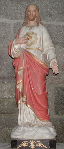 Statue : Sacré Coeur (Saint-Pierre-de-Plesguen fusionnée en Mesnil-Roc'h en 2019)