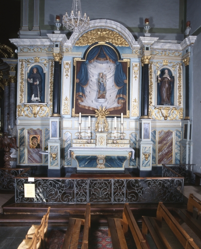 Autel retable sud