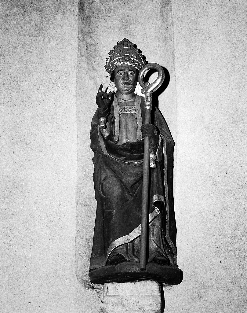 Statue (d'applique, petite nature) : saint Bénoen (?), chapelle Notre-Dame (Plouénan)