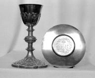 Calice, patène, église paroissiale Saint-Yvon, Saint-Guy (Ploërdut)