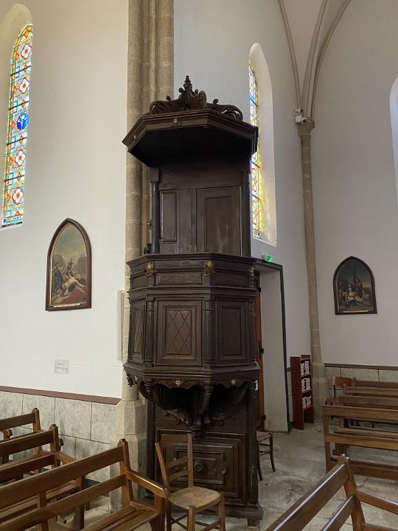 Chaire à prêcher, église Sainte-Zéphirine (Tréal)