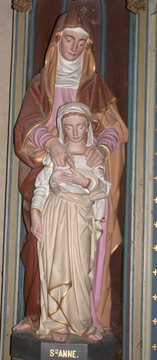 Statue : Education de la Vierge