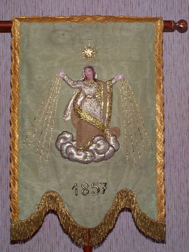 Bannière de procession 1 : Immaculée conception
