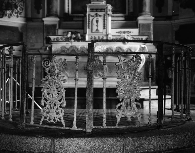 Clôture de choeur (table de communion), chapelle Notre-Dame-la-Blanche (Theix fusionnée en Theix-Noyalo en 2016)