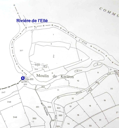 Moulin, Moulin de Kerléon (Locunolé)