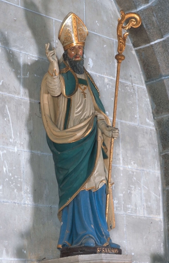 Statue sur culot : saint Samson
