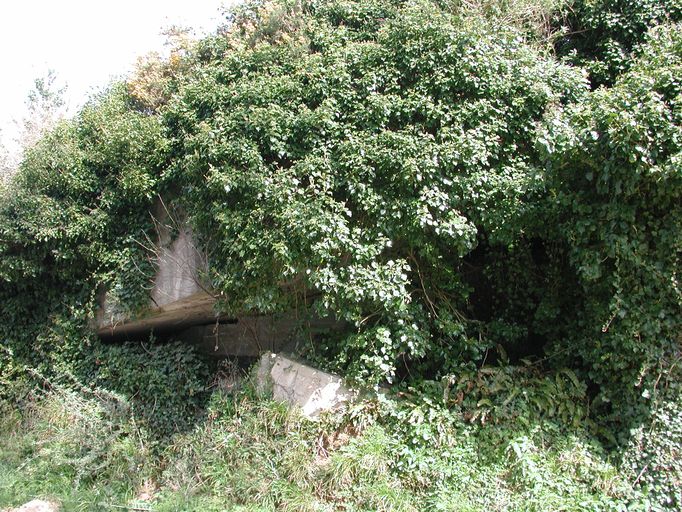 Bunker - casemate avec cloche blindée à une embrasure pour une mitrailleuse (type 648) (B 105), Le Hildy (Brest)
