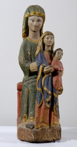 Groupe sculpté de sainte Anne, la Vierge et l'Enfant